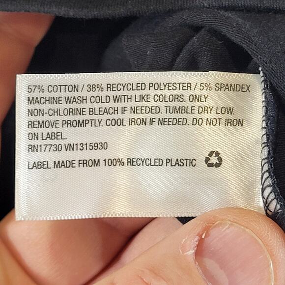 3 pack of Wild Fable Short Sleeve Crew Neck Crop Tee, Black, Size M, NWT - Picture 5 of 6